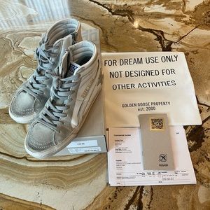 Golden Goose Slide distressed 36!